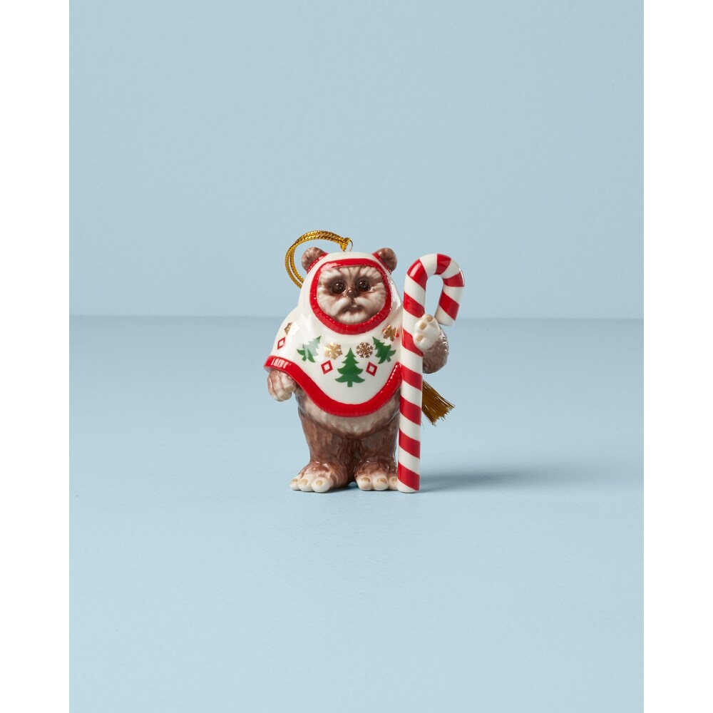 SW Lenox Festive Ewok Christmas Ornament 2