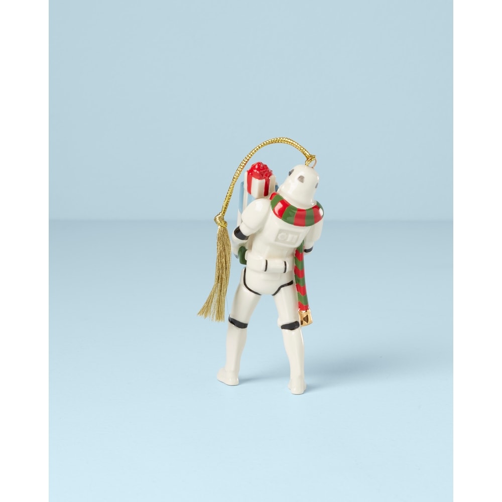 SW Lenox Imperial Stormtrooper (Holding Presents) Christmas Ornament 3