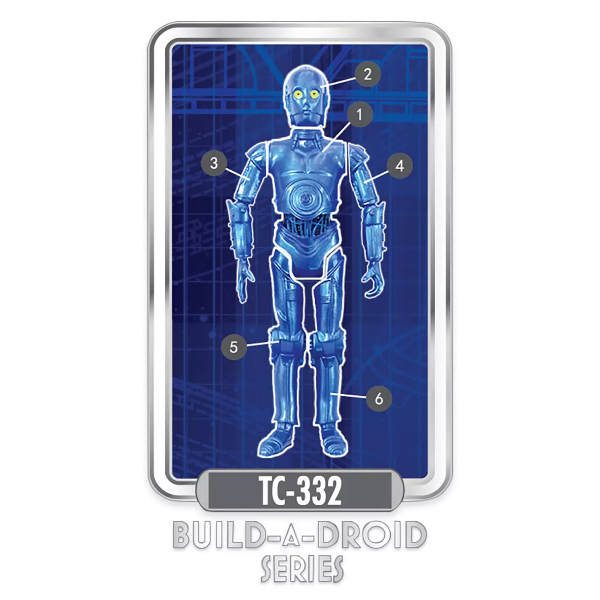 SWGE R5-K6 Droid Factory Build-A-Droid Series Figure 3