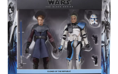 New Star Wars The Clone Wars Anakin Skywalker & Clone Captain Rex Black Series Figure Set available!