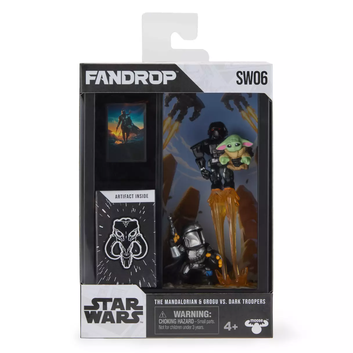 TM Din Djarin & Grogu vs. Dark Troopers Star Wars FANDROP Figure Set 1