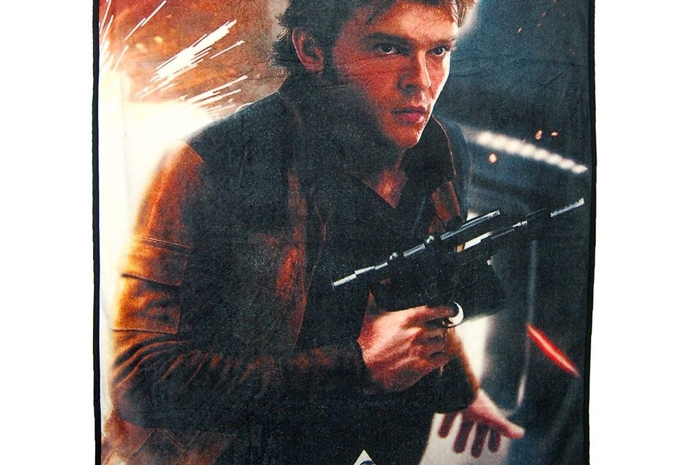 New Solo: A Star Wars Story Han Solo Dodge 46" x 60" Super Plush Throw Blanket available now!