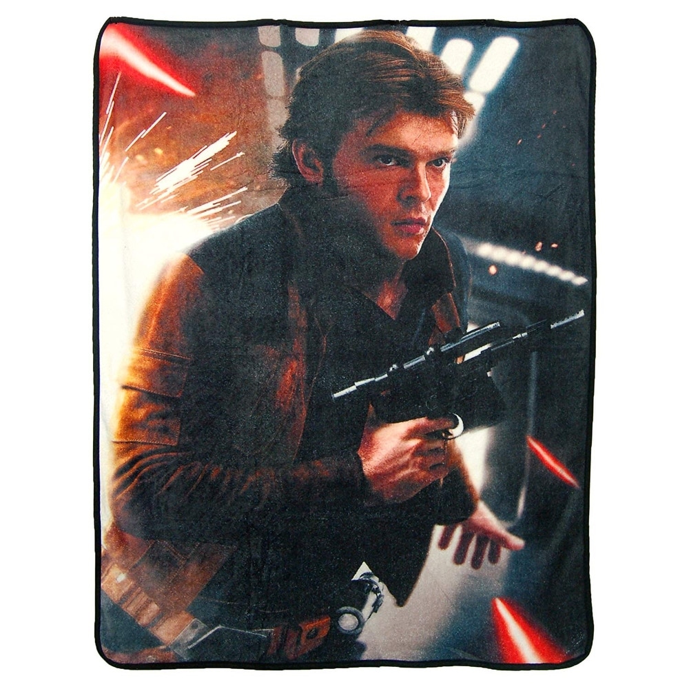 S:ASWS Han Solo Dodge 46" x 60" Super Plush Throw Blanket 1