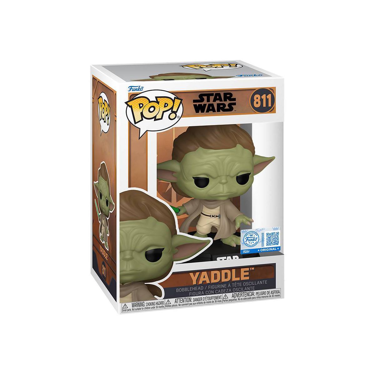 SWTOTJ Master Yaddle Funko Pop! Bobble Head Toy 1
