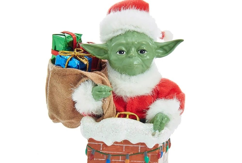 New Star Wars Yoda In Chimney Table Piece Holiday Decor available now!