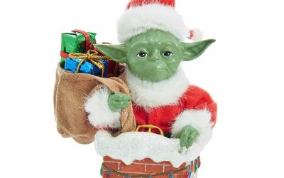 New Star Wars Yoda In Chimney Table Piece Holiday Decor available now!