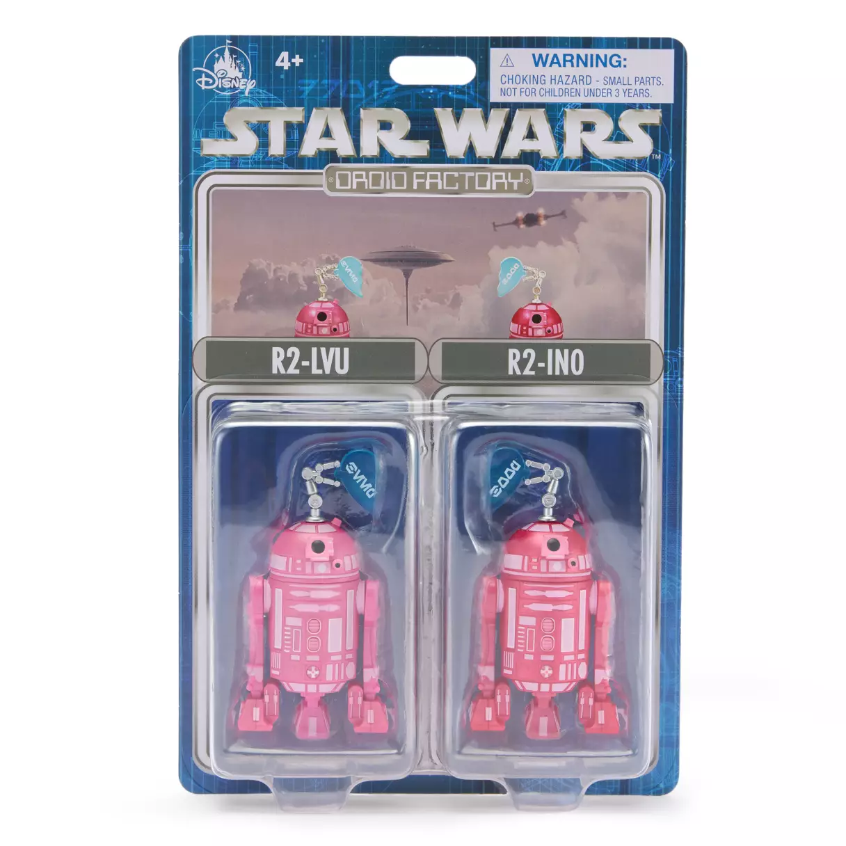 SWGE R2-LVU and R2-INO Valentine's Day Droid Factory Figure Set 1