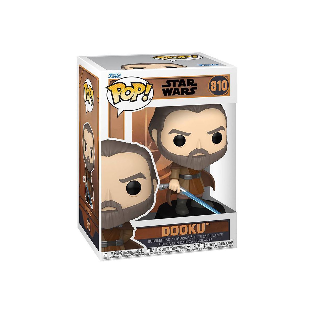SWTOTJ Master Dooku Funko Pop! Bobble Head Toy 1