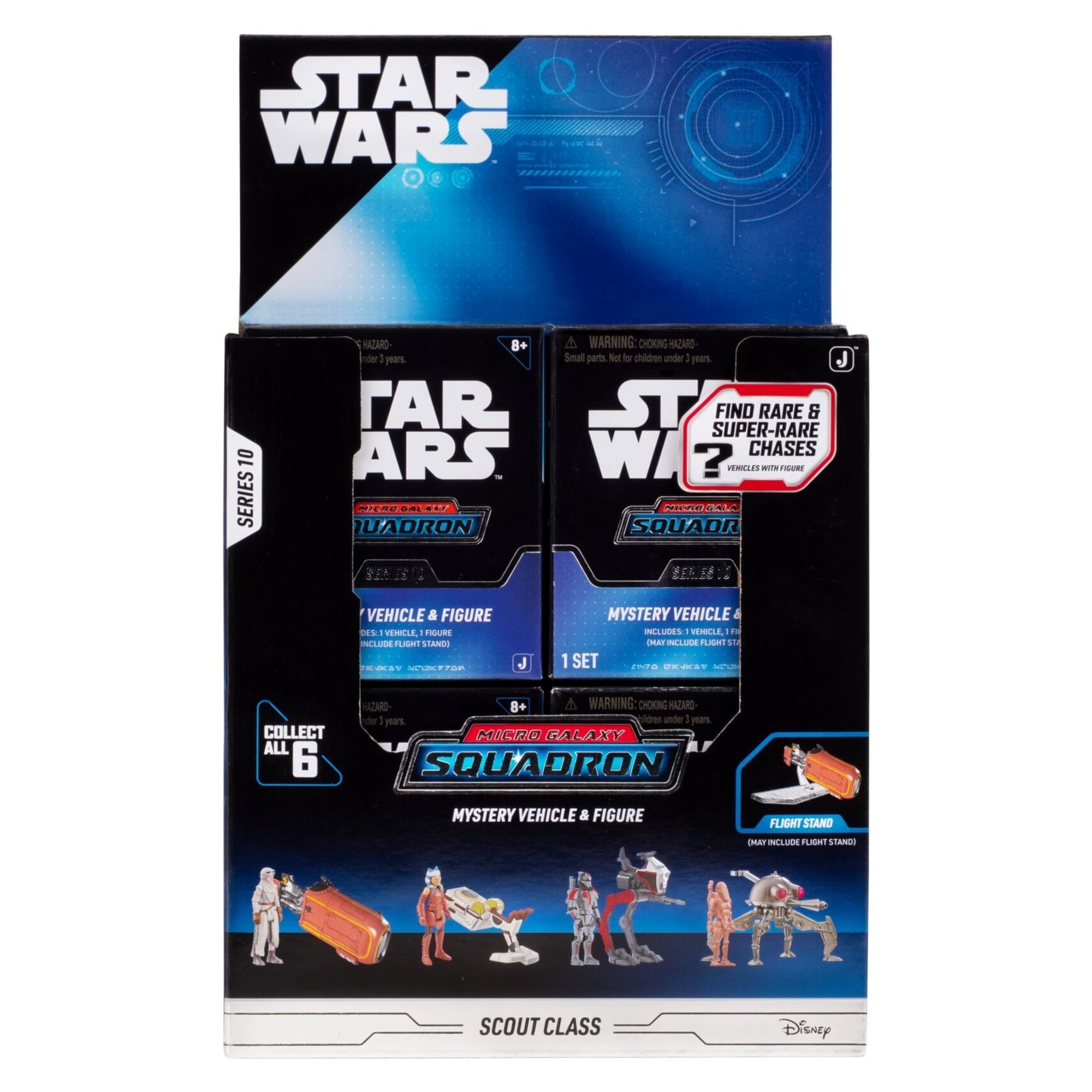 SW Micro Galaxy Squadron Scout Class Mystery Pack Series 10 Set 1