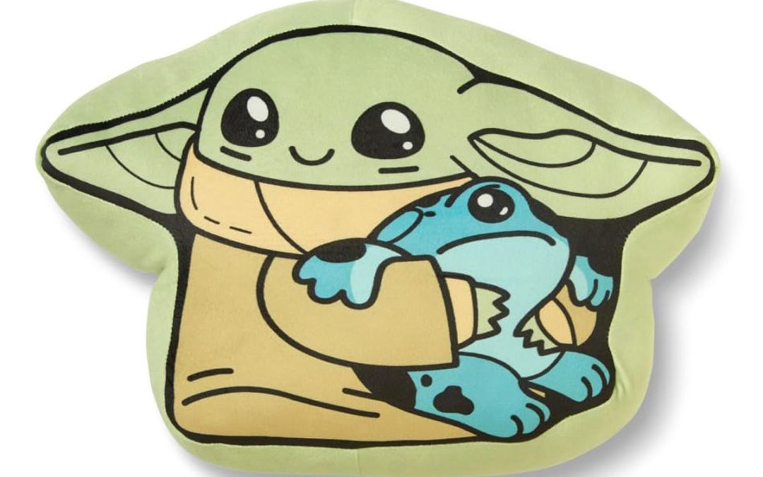 New The Mandalorian The Child (Grogu) Frog Friends Soft Plush Travel Cloud Pillow available!