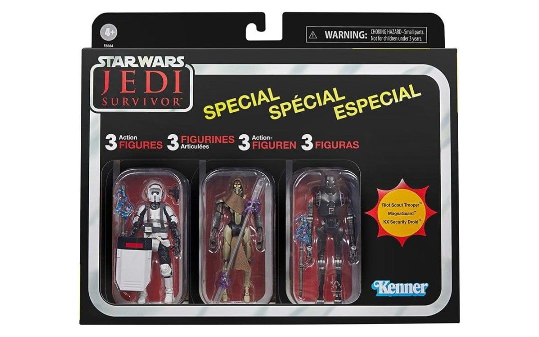 New Star Wars Jedi Survivor Retro Premium 3.75 Inch Figure 3-Pack available now!