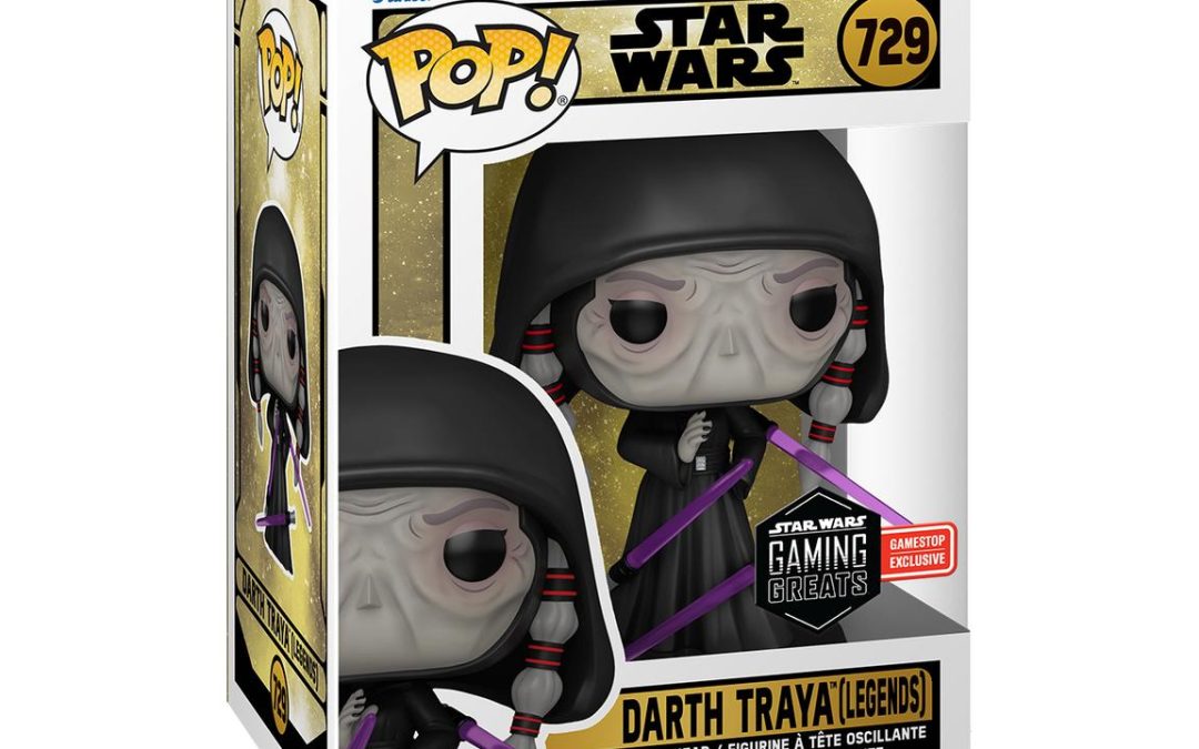 New Star Wars: Gaming Greats Darth Traya Funko Pop! Bobble Head Toy available now!