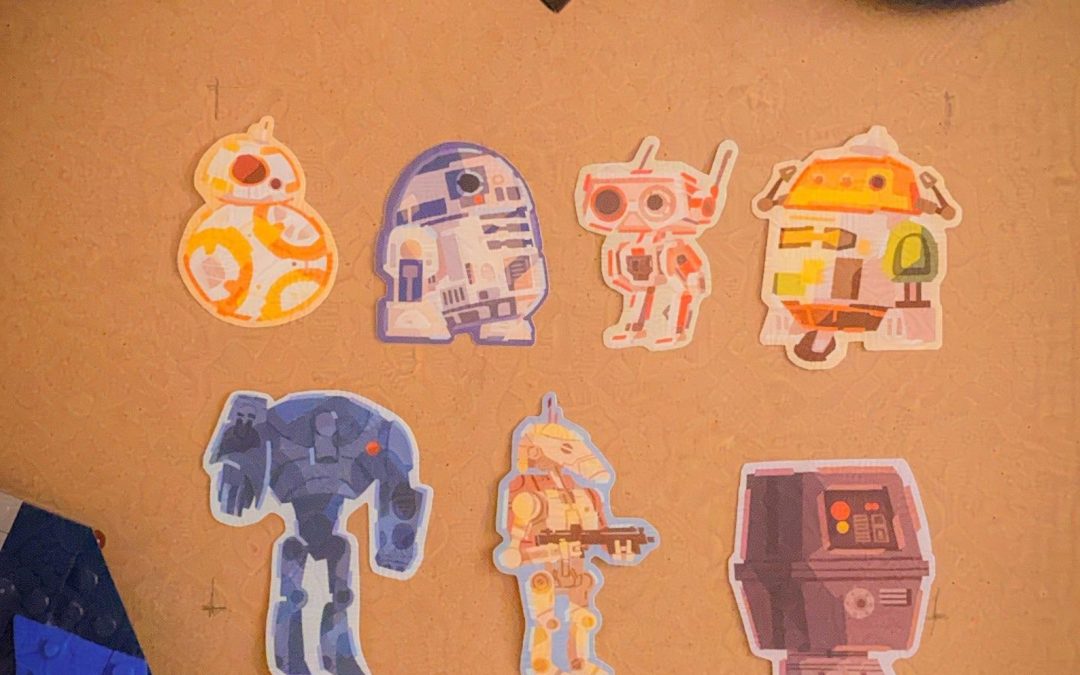 New Star Wars Water-resistant Matte Vinyl Droid Stickers Set available now!