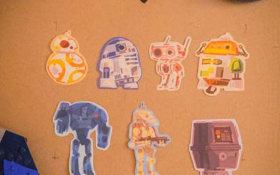 New Star Wars Water-resistant Matte Vinyl Droid Stickers Set available now!