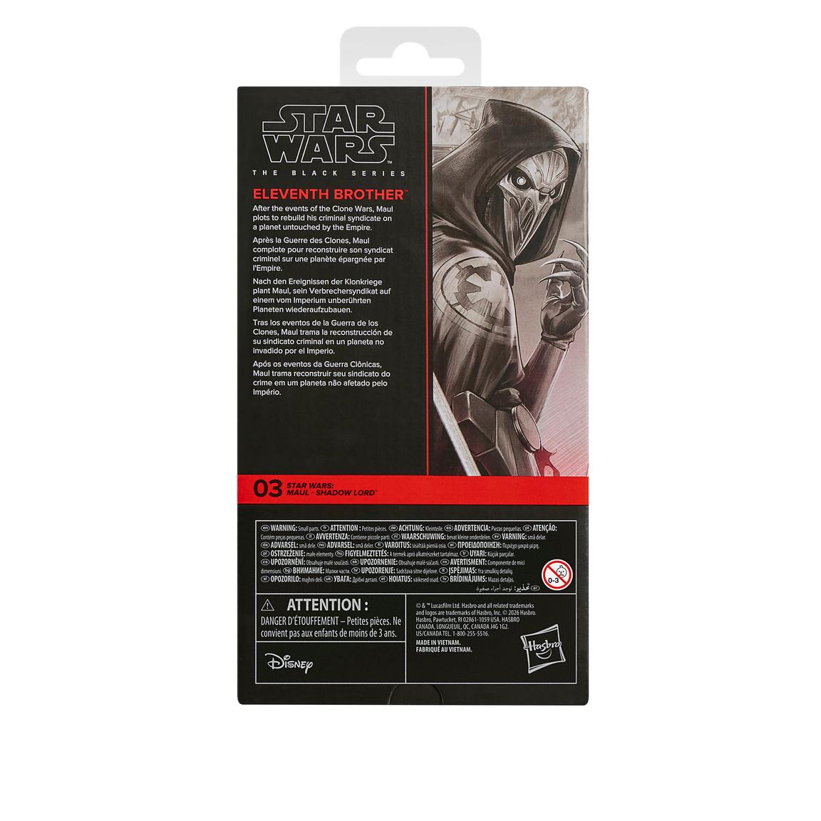 SW: Maul – Shadow Lord The Eleventh Brother Black Series Figure 2