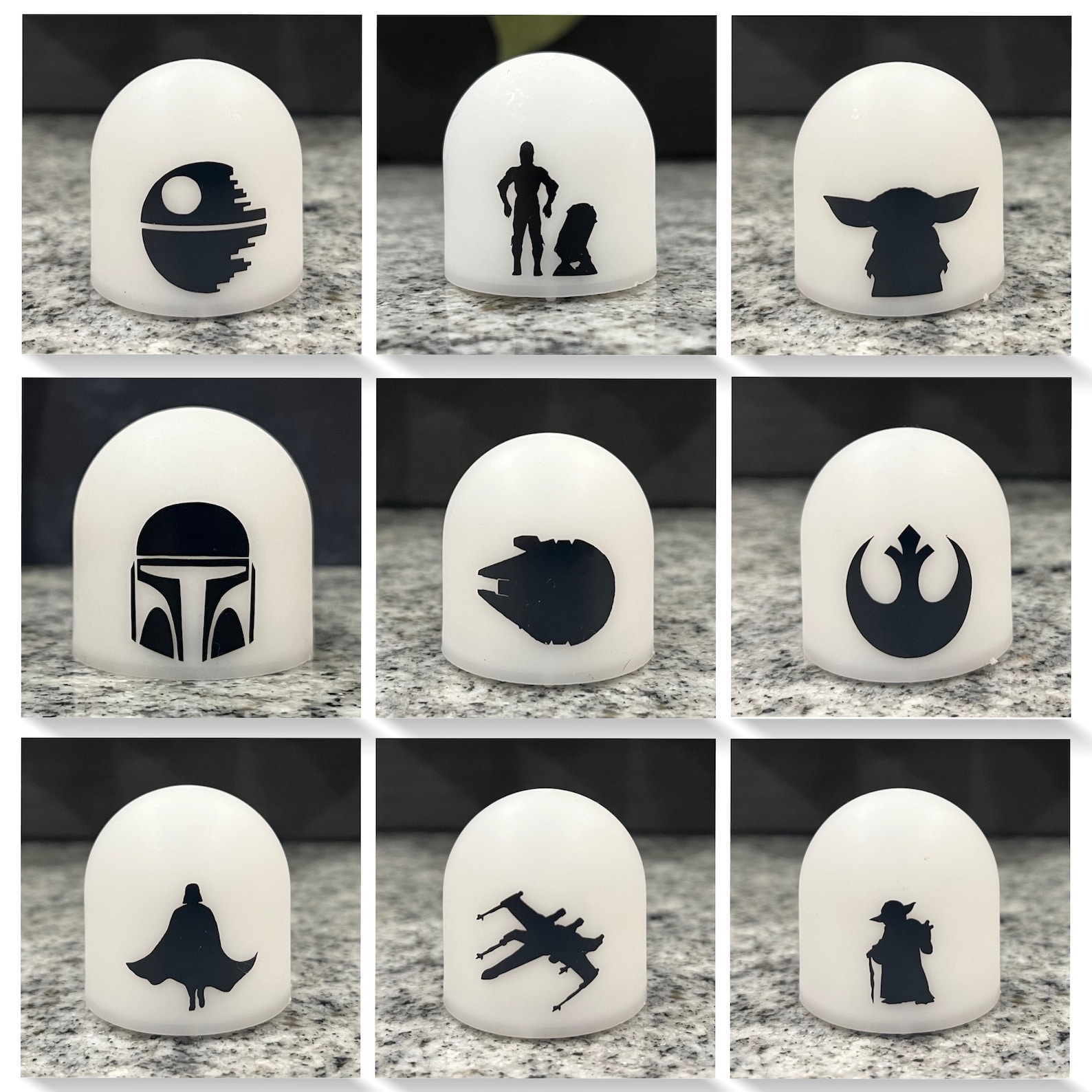 SW Disney Mini Color Changing Night Lights Set 1