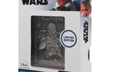 New Star Wars The Clone Wars Captain Rex Silver Replica Ingot available now!