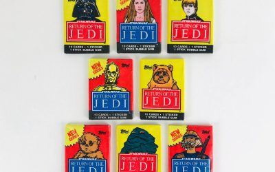 New Return of the Jedi Unopened Vintage Trading Card Packs Set available now!
