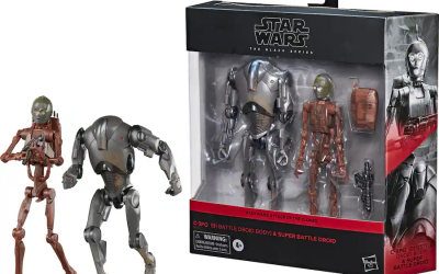 New Attack of the Clones C-3PO and Super Battle Droid Black Series Figure 2-Pack available now!