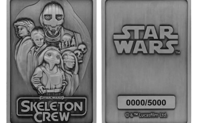 New Star Wars Skeleton Crew Limited Edition Double-Sided Silver Metal Ingot available now!