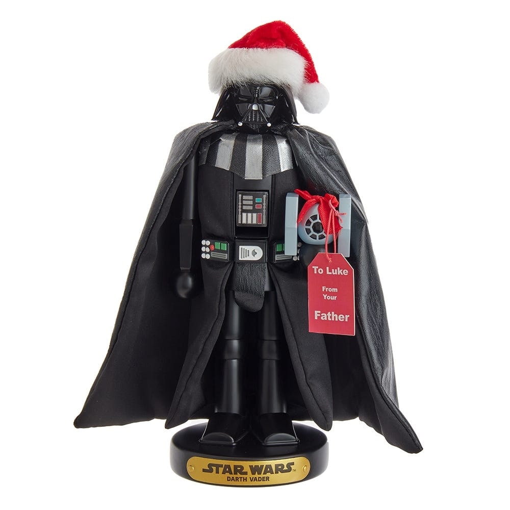 SW Darth Vader With Tie Fighter 10-Inch Nutcracker 1