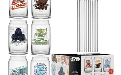 New Star Wars Retro Vintage Tumbler Glasses 6-Pack Set available now!