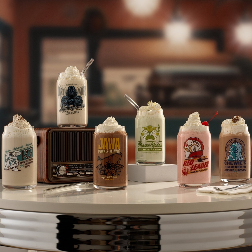 SW Retro Vintage Tumbler Glasses 6-Pack Set 3