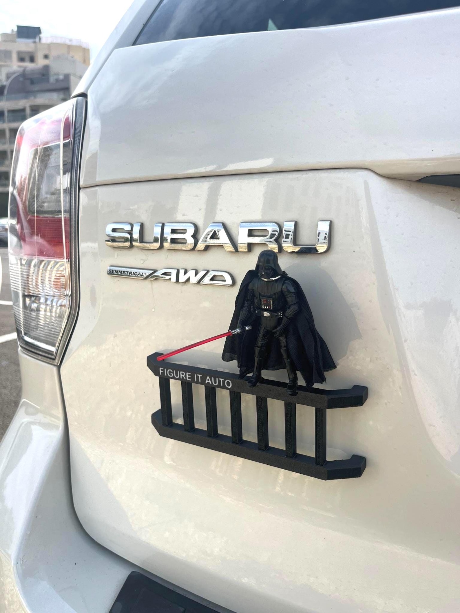 SW Darth Vader Widdle Wadder Removable Car Magnet 1