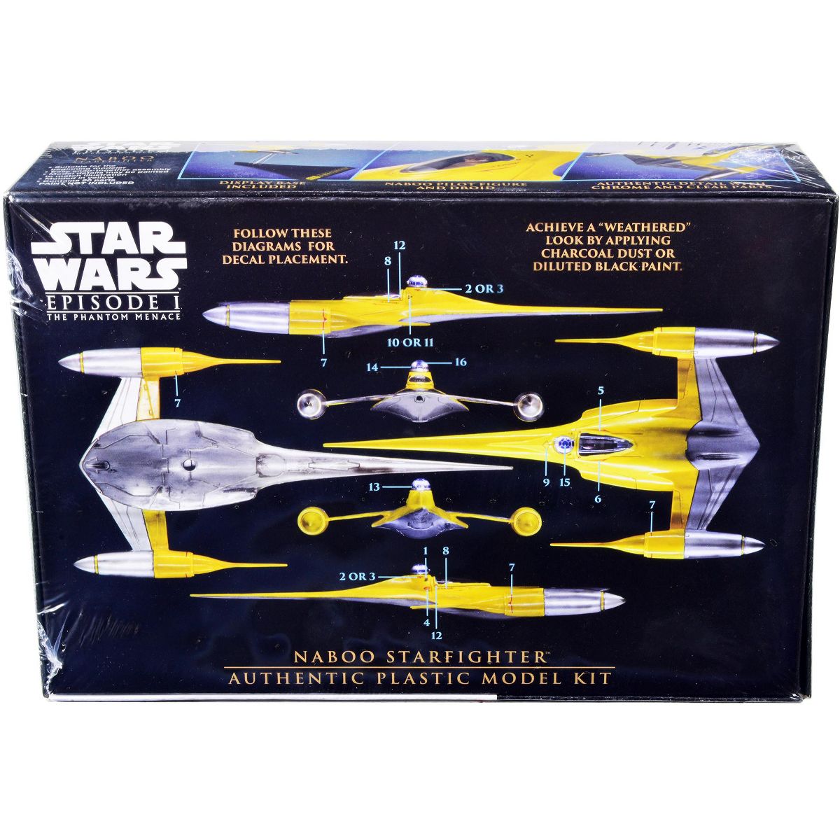 TPM Naboo Starfighter Spaceship Skill 2 Model Kit 2