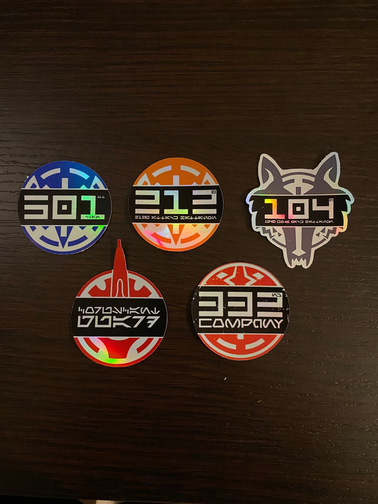 SWTCW Holographic Clone Legion Logo Stickers Set 1