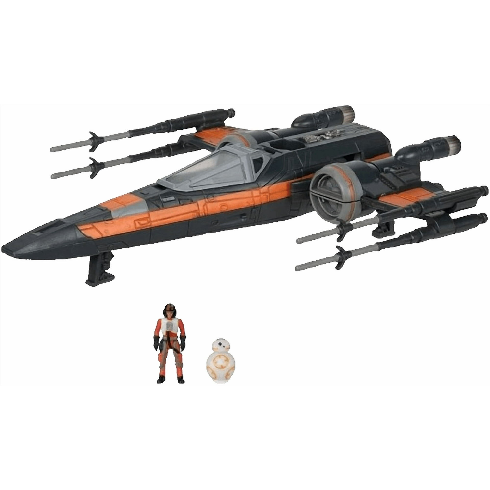 TFA Micro Galaxy Squadron T-70 X-Wing Fighter 5-inch Vehicle Play Set 3