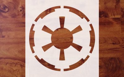 New Star Wars Inspired Galactic Empire Symbol Stencil available now!