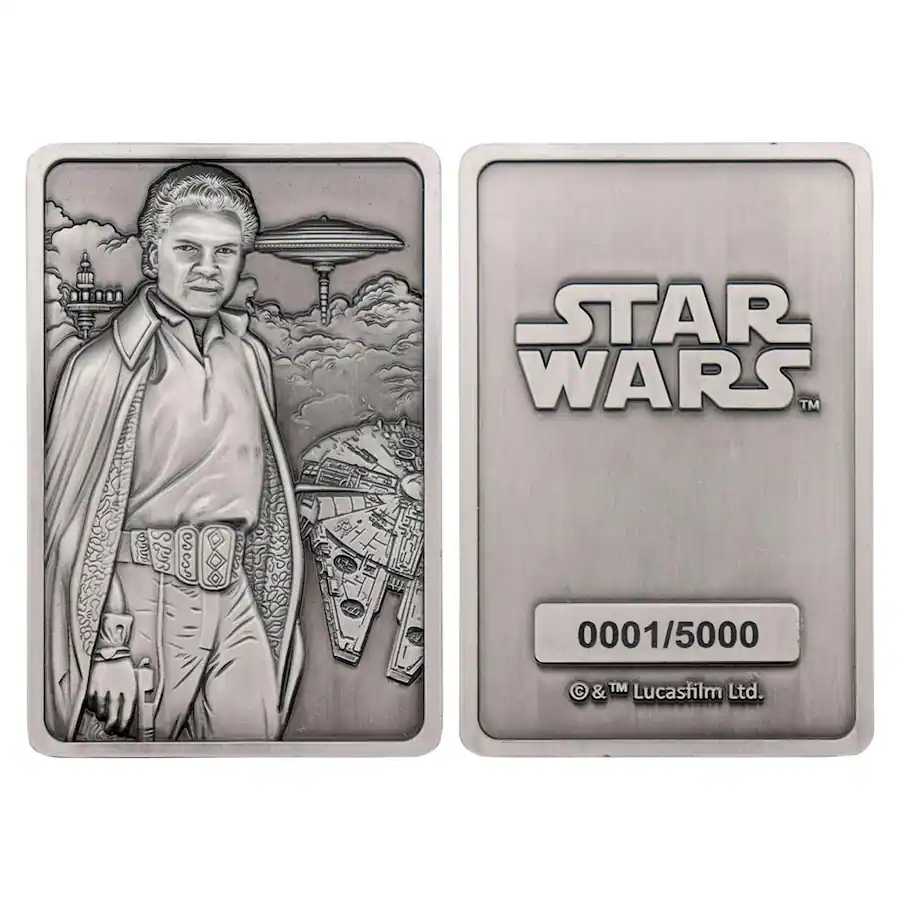 TESB Lando Calrissian Silver Metal Replica Ingot 3