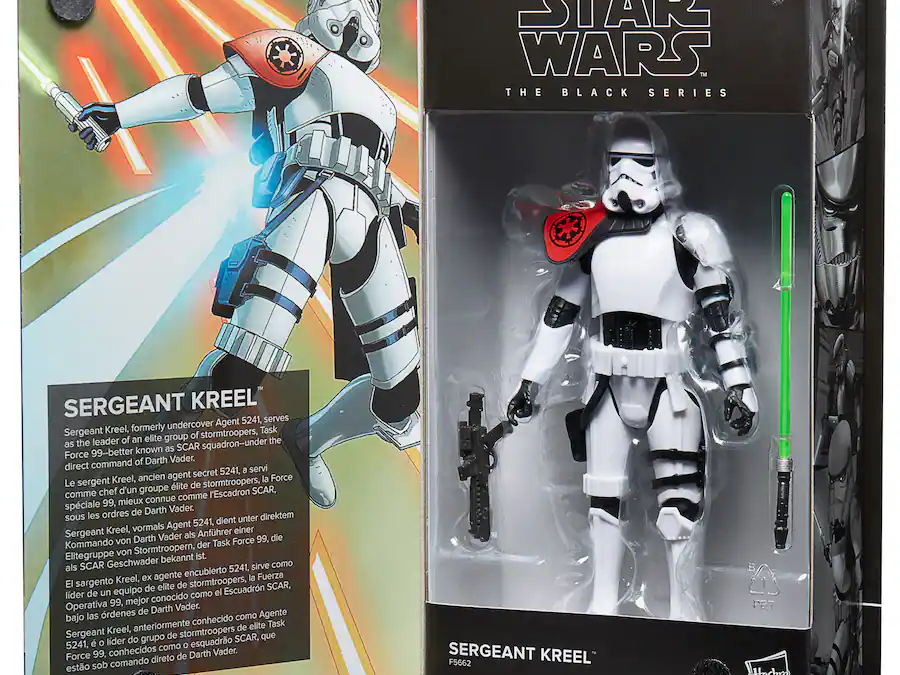 New Star Wars Sergeant Kreel Black Series Figure available now!