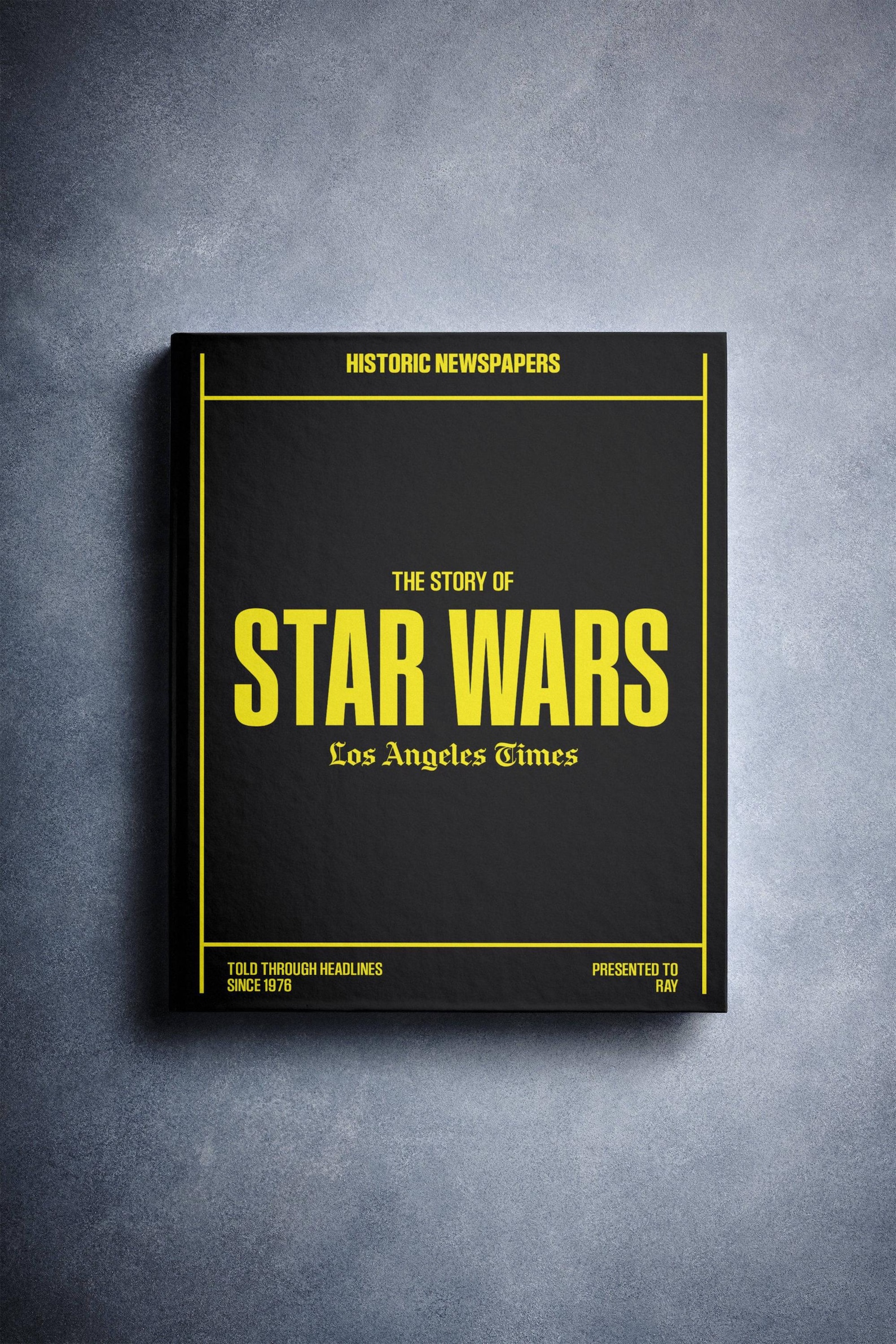 SW Personalized Movie History Book 1