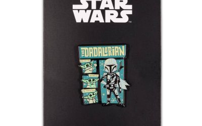 New The Mandalorian "The Dadalorian" Father's Day Enamel Pin available now!