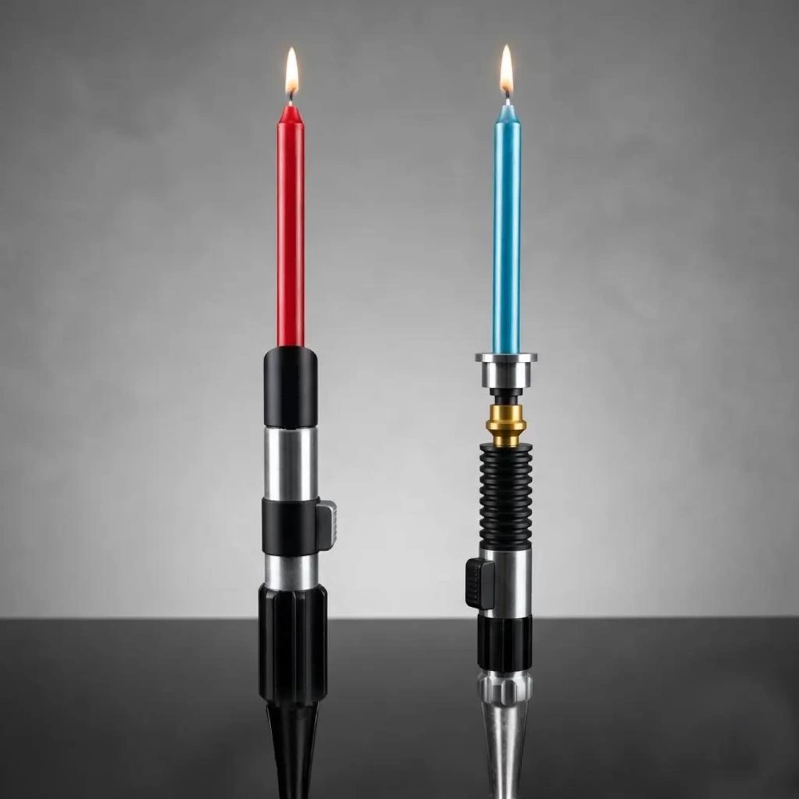 SW Lightsaber Birthday Candle Holder 1