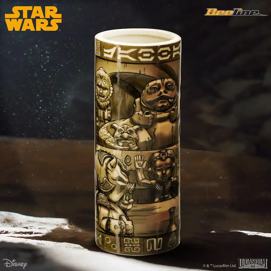 ROTJ Jabba's Palace Scenic 24 Ounce Ceramic Tiki Mug 1