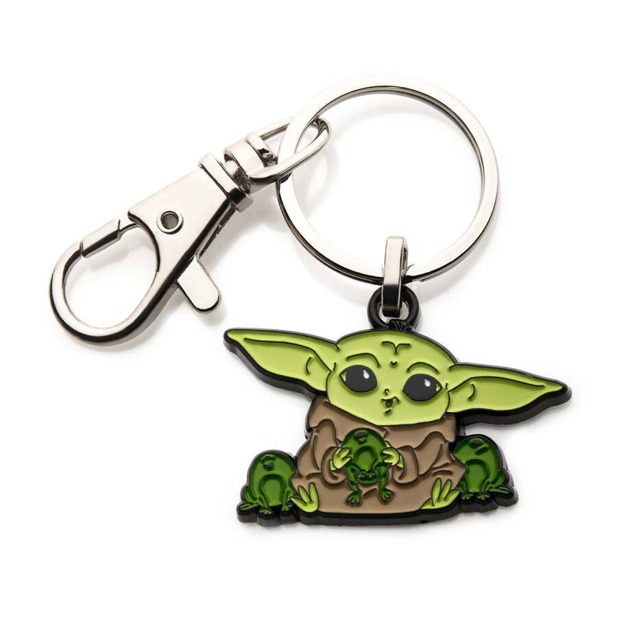 TM The Child (Grogu) Eating Space Frogs Enamel Keychain