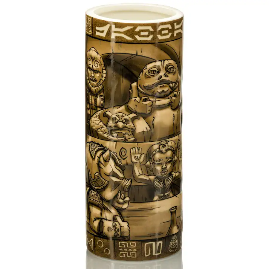 ROTJ Jabba's Palace Scenic 24 Ounce Ceramic Tiki Mug 2
