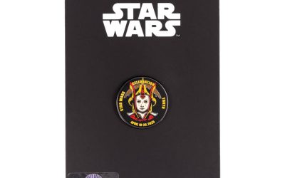 New The Phantom Menace Queen Amidala English Enamel Pin available now!