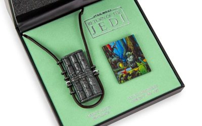 New Return of the Jedi Yoda Blissl Necklace Replica & Enamel Pin Box Set available now!