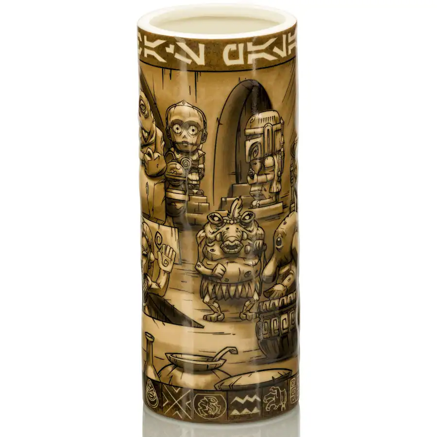 ROTJ Jabba's Palace Scenic 24 Ounce Ceramic Tiki Mug 3