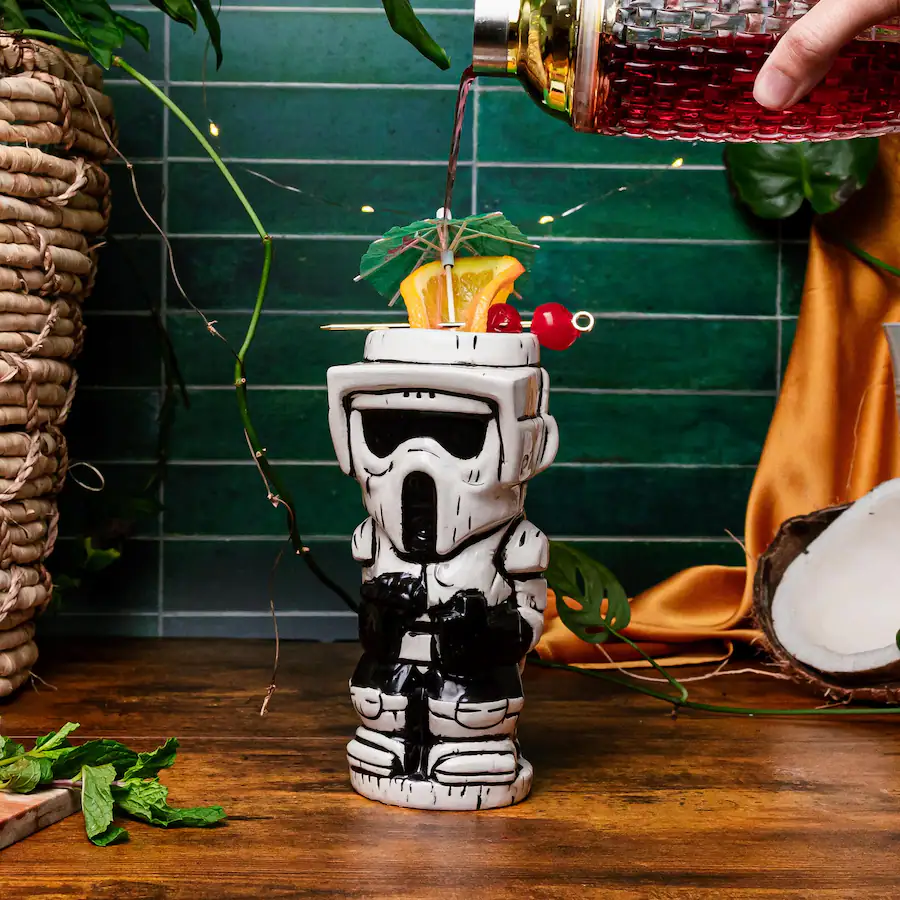 SW Imperial Scout Trooper Ceramic Tiki Mug 4