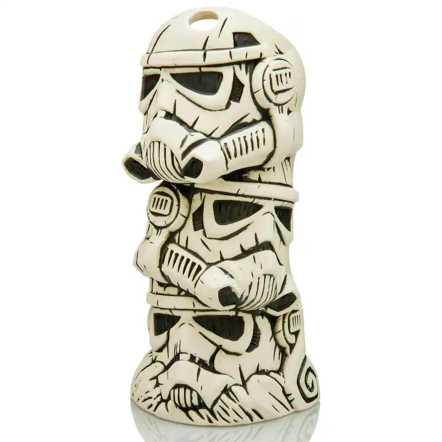 SW Stacked Stormtrooper Helmets 16 Ounce Ceramic Tiki Mug 2