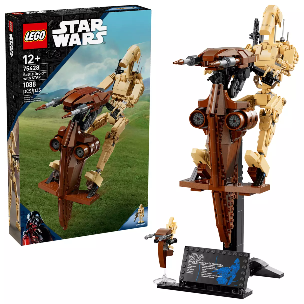 TPM Battle Droid with STAP Lego Set 1