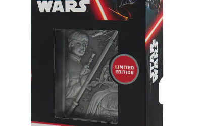 New The Empire Strikes Back Luke Skywalker and Darth Vader Silver Replica Ingot available now!