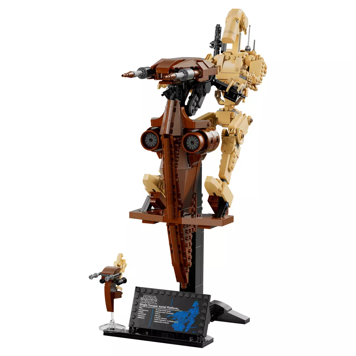 TPM Battle Droid with STAP Lego Set 3