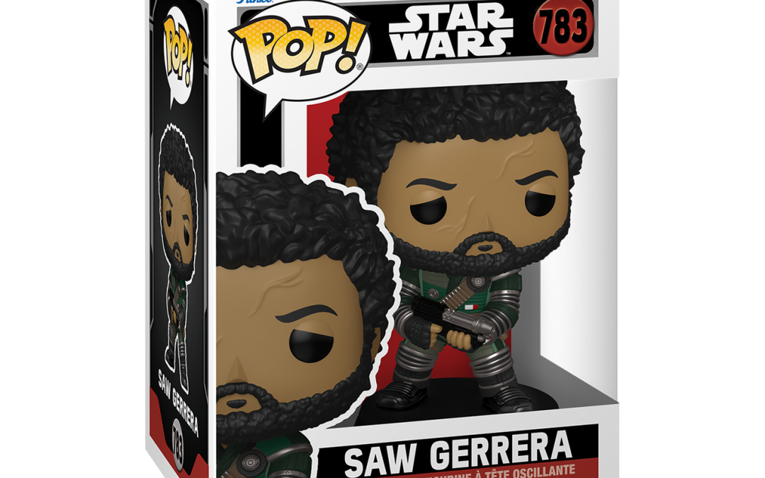 New Star Wars Andor Saw Gerrera Funko Pop! Bobble Head Toy available now!