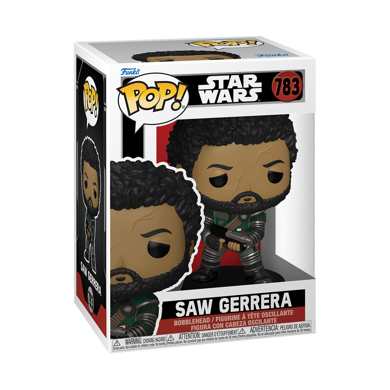 SWA Saw Gerrera Funko Pop! Bobble Head Toy 1